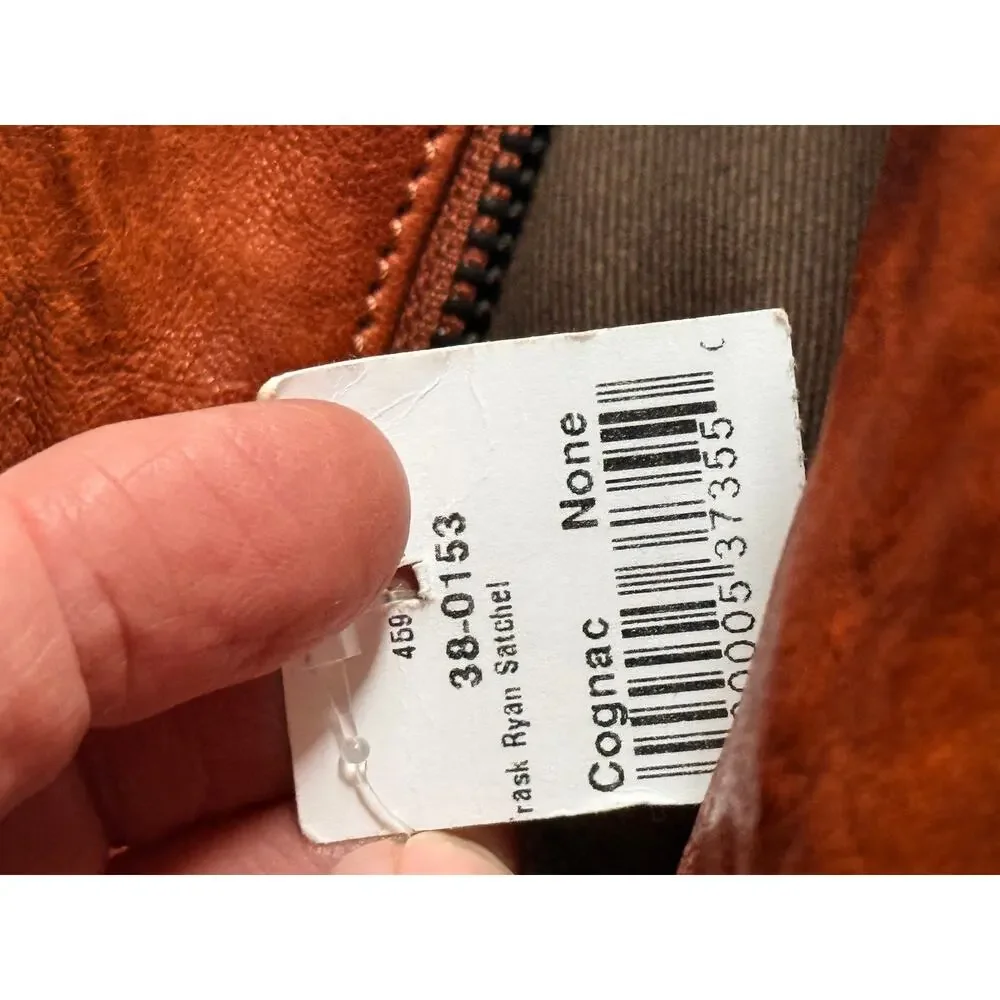 Trask leather bag new